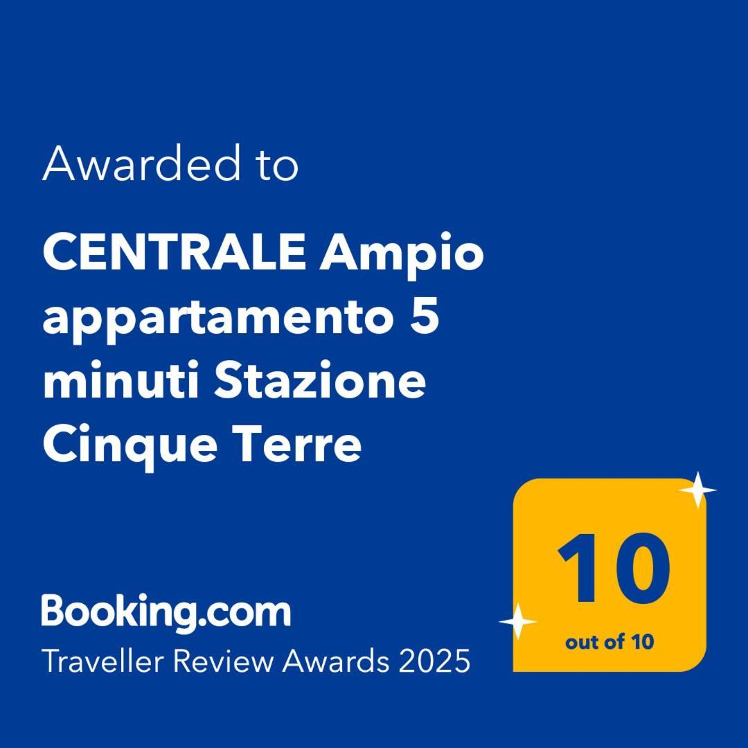 Centrale Ampio Appartamento 5 Minuti Stazione Cinque Terre La Spezia Bagian luar foto